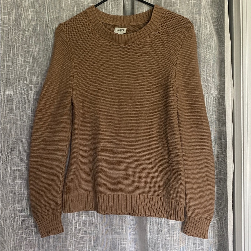 J. Crew Camel Knit Pullover
